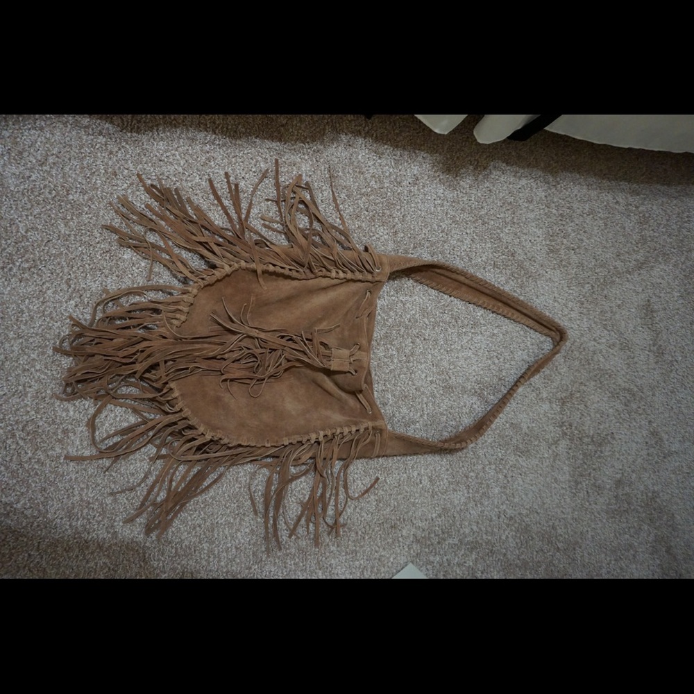 Fringe purse